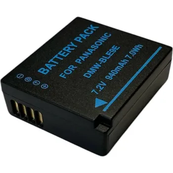 TRX baterie Panasonic DMW-BLE9E 940mAh Baterie, pro fotoaparát, 940mAh, 7,2/7,4V, Li-Ion, kompatibilní s Panasonic DMW-BLE9E TRX-BLE9E