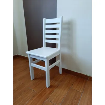 Jídelní židle Dřevěná židle, barva borovice, vodorovné DH