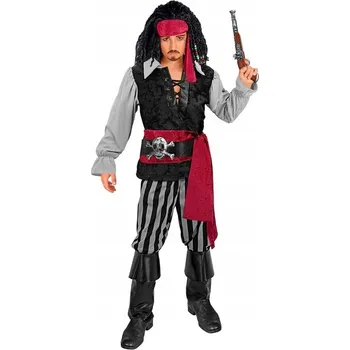 Karnevalový kostým KOSTÝM MALÝ PIRÁT KAPITÁN KORSÁR MOŘSKÝ VLK PŘEVLEK KARNEVAL 140