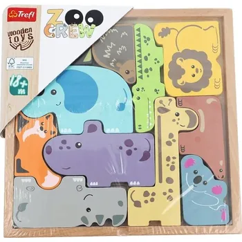 Dřevěná hračka Trefl Zoo crew dřevěná hračka