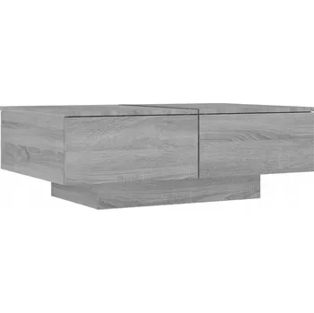 Konferenční stolek VidaXL Konferenční stolek, šedý dub sonoma, 90x60x31 cm