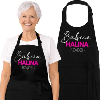 Kuchyňská zástěra Zástěra pro babičku do kuchyně ke Dni babiček s personalizovaným jménem