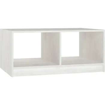 Konferenční stolek Konferenční stolek, bílý, 75x50x33,5 cm, masivní borovicové dřevo