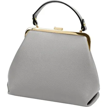 Kožená kabelka Luka šedá KZ2254482