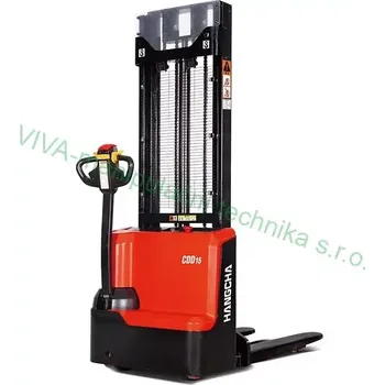 Paletový vozík Vozík vysokozdvižný elektrický CDD15-WS, nosnost 1500 kg