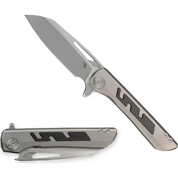 kapesní nůž Ch Knives Butcher2 S35Vn Ti Handle Folding Knife BUTCHER2-SL
