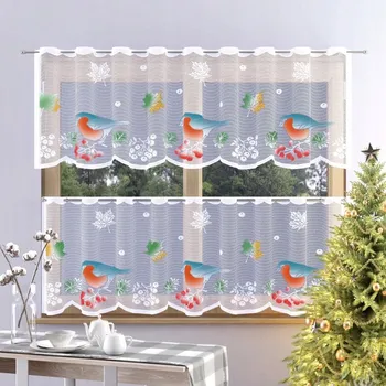 Záclona Záclona vitrážová záclona žakárová 150 cm x 50 cm