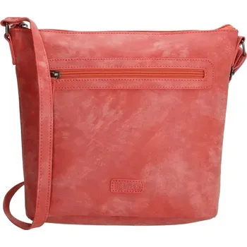 Kabelka Červená prošívaná crossbody kabelka „Sunset“