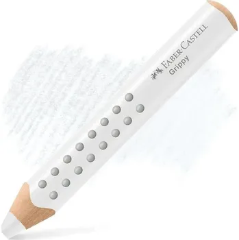 Výtvárné potřeby FABER-CASTELL multifunkční pastelka GRIPPY 3v1, bílá