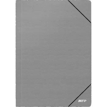 Kancelář Složka M 3 klop.s gumou A4 šedá