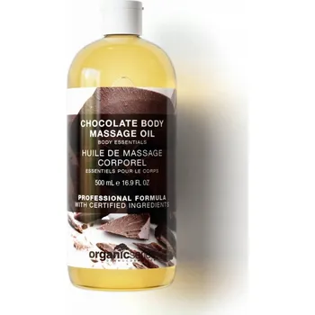 Masážní přípravek Čokoládový masážní olej 500 ml Organic Series