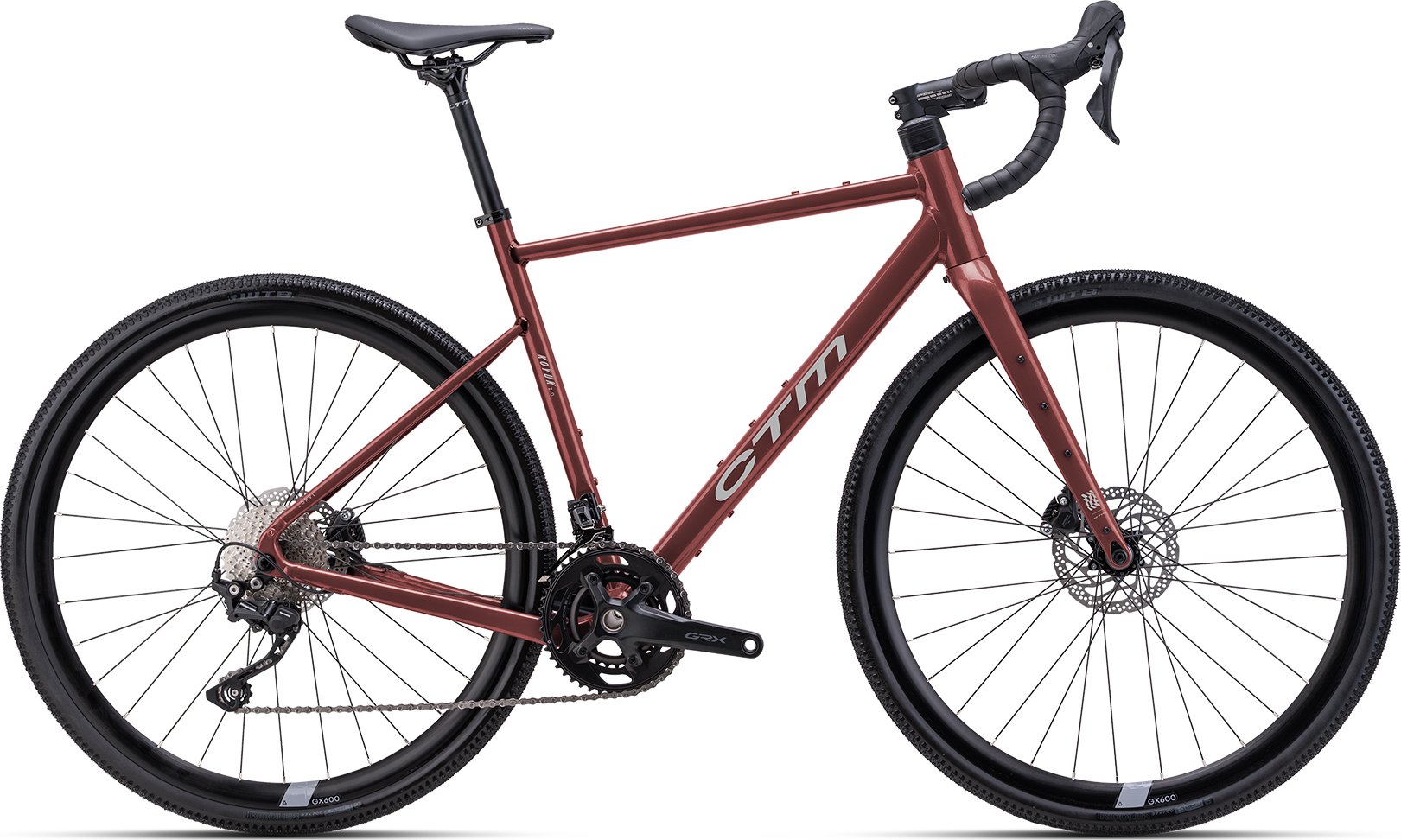 Gravelové kolo CTM KOYUK 1.0 - matná cihlová (2026) Frame Size: 540