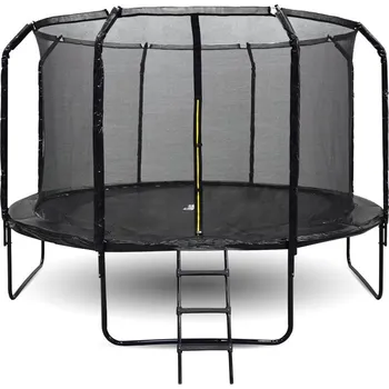 Trampolína Zahradní trampolína SKY FLYER RING 2v1 366 cm BLACK