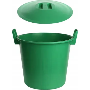 Odpadkový koš Nádoba koš kompostér odpadkový koš do zahrady s víkem 40 l