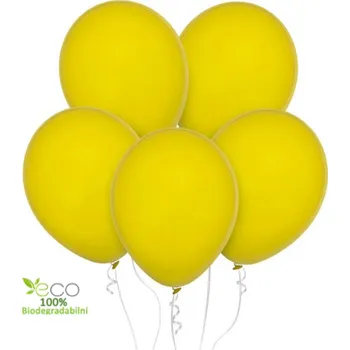 Godan Balónky latexové pastelové žluté 28 cm 100ks
