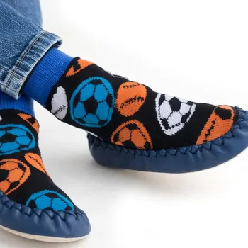Chlapecké oblečení Dětské ponožky PAPUČE s protiskluzovou podrážkou pro chlapce, vel 24-26