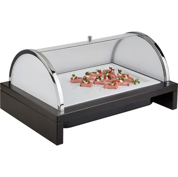 APS Chladící vitrína s dřevěným podstavcem 635x425x310 mm, wenge | APS, Bridge