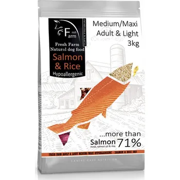 Krmivo pro psa Ani - pet Fresh Farm Adult Medium/Maxi Light - Salmon & Rice 3 kg