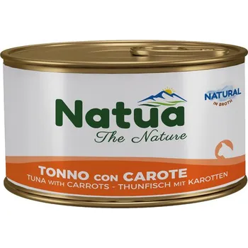 Krmivo pro kočku Natua Cat Adult - Tuňák a mrkev ve vývaru 85 g