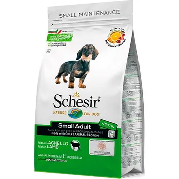 Krmivo pro psa Schesir Dog Small Adult - Jahňecí s rýží 800g