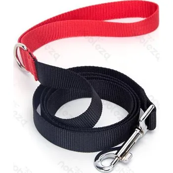 Vodítko pro psa Vodítko Nobleza dvoubarevné M (š. 2,0 cm x d. 120 cm) Barva: Červená