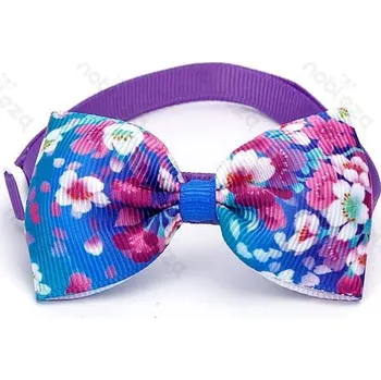 Motýlek Motýlek Flower pro psa Nobleza S 20-36cm Barva: Fialová