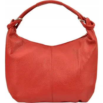 Kabelka KEMER shopper kabelka z pravé kůže červená