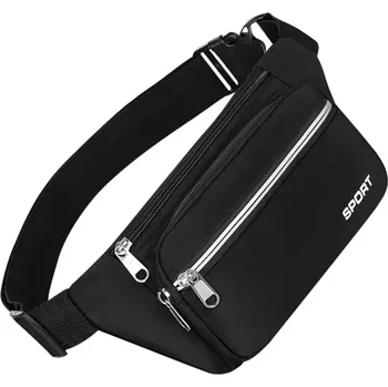 Kabelka Sportovní ledvinka SPORT R40 (Voděodolná sportovní ledvinka, 4x kapsa na zip, lehká, vhodná pro muže i ženy)