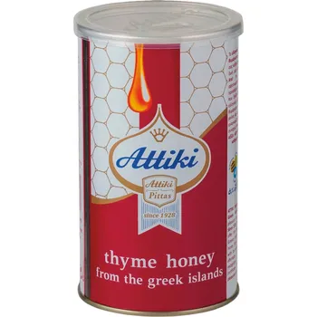 Attiki Řecký med s tymiánem plechovka 455g