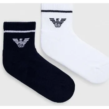 Pánské ponožky Ponožky Emporio Armani 2-pack 406500.3F651 námořnická modř 59X, vel. 45/46