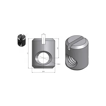 Matice Satos Válečková matice M6 10/13/8,5 č.8680000A (005935)