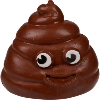 Antistresové hovínko smajlík Hnědá