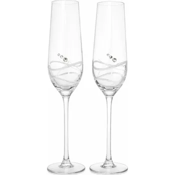 Sklenice Sklenice Venezia Matt Moderna flétna 210 ml, 2 ks