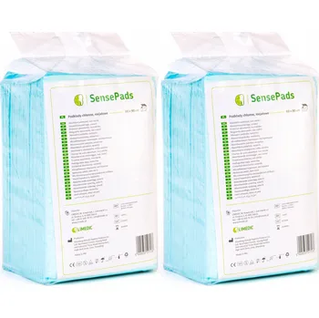Inkontinenční podložka Přebalovací Podložka SensePads v prostěradlech 60 cm x 90 cm 25 ks
