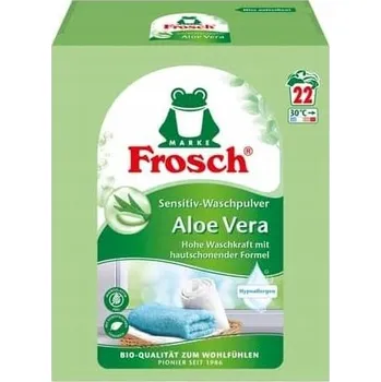 Prací prášek Frosch Aloe Vera Sensitive prací prášek 1,45 kg / 22 dávek DE