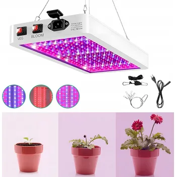 Osvětlení pro růst rostliny LED lampa pro pěstování rostlin, plné spektrum světla UV IR 80W