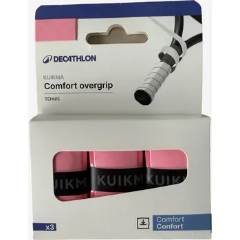 KUIKMA Tenisová omotávka Comfort růžová 3 ks RŮŽOVÁ