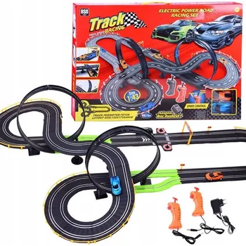 autodráha Velká závodní dráha + dráha pro 2 auta 787cm RC0546