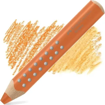 Výtvárné potřeby FABER-CASTELL multifunkční pastelka GRIPPY 3v1, oranžová