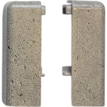 Podlahová lišta Roh OUT vnější Soklové lišty SPC RIGID Nice grey 2 ks