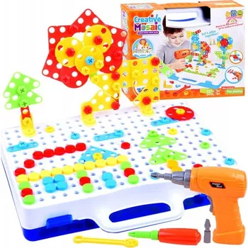 ostatní stavebnice KREATIVNÍ SADA STAVEBNICE 237 DÍLKŮ + ŠROUBOVÁK ZA3969