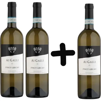 Víno Ai Galli Pinot Grigio DOC 0,75 l 2+1 ZDARMA