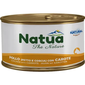 Krmivo pro kočku Natua Cat Adult - Kuřecí filety a mrkev ve vývaru 85g