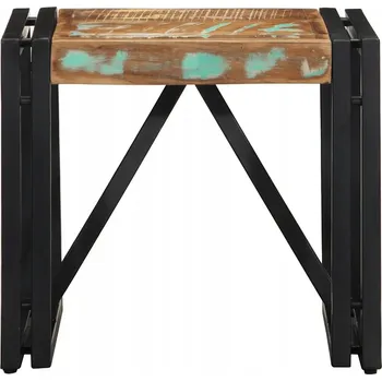 Konferenční stolek Konferenční stolek vícebarevný 40x40x35 cm masivní recyklované dřevo