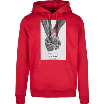 Pánské oblečení Pánská mikina Trust 2.0 Hoody červená Mister Tee červená 2835167