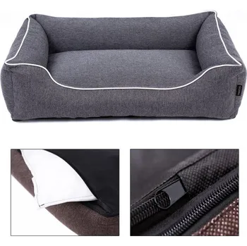 Pelíšek pro psa Ani - pet Sofa Mallorca Pelíšek Standard - tmavě šedá barva Velikost: 65 x 50cm