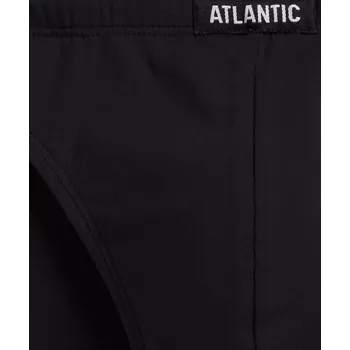 Slipy 3-PACK Slipy męskie mini Atlantic černá 2662483