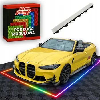LED lišta Podlahová lišta s kanálkem pro LED osvětlení, vhodná pro obklady, garáže, dílny a detailing