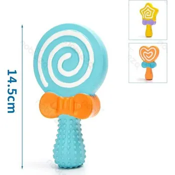 Hračka pro psa Latexové lízátko Nobleza pro psa - 14,5 cm Barva: Žlutá