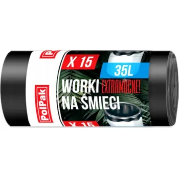 Pytle na odpadky Univerzální pytle na odpad Pol Pak Pytle na odpad 35l 15 ks
